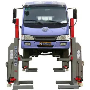 Factory supply heavy duty mechanical movable column hydraulic lift for truck vehicle equipment