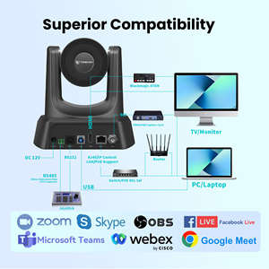 Cámara PTZ <span class=keywords><strong>para</strong></span> Conferencias (20x) y Controlador con Joystick 4D <span class=keywords><strong>para</strong></span> Transmisión en Vivo en <span class=keywords><strong>YouTube</strong></span>, Iglesias, Eventos, <span class=keywords><strong>OBS</strong></span> y Vmix - Product Image 3