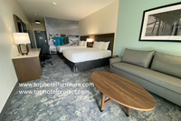 Meubles d'hôtel haut de gamme La Quinta by Wyndham par Top Hotel Project : Canapé et fauteuil de hall FF&E