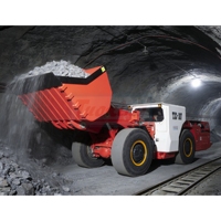 Scooptram: Configuración flexible y adaptable. Compacto y fácil de operar. Para minería subterránea a pequeña y mediana escala.