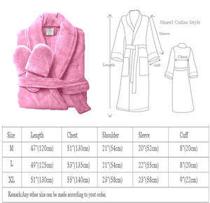 Yüksek kaliteli mercan polar bornoz lüks otel bornoz özel logo beyaz bornoz ve terlik Spa estetik özel bornoz - Product Image 5