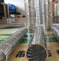 Tube en maille perforée en acier inoxydable à tissage uni de 35 mm, durable, pour écran, vente chaude, approvisionnement direct usine 2026