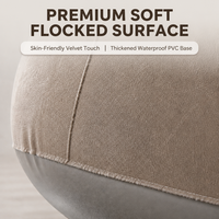 Fauteuil gonflable floqué, canapé paresseux gonflable, chaise longue tatami individuelle pour salon, chambre, intérieur et extérieur