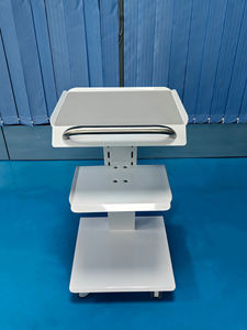 Vendita calda moderna attrezzatura clinica medica regolabile Mobile Workstation portatile carrelli in metallo alto ospedale Trolley per ospedale - Product Image 3