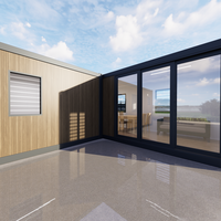Casa Contenedor de Lujo, Casas Modulares Expandibles, Villa Prefabricada, Sistema Insonorizado, Entorno Silencioso, Edificio de Oficinas al Aire Libre