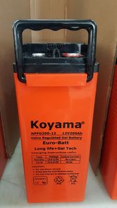 Кояма 100ah 12 В Телеком и солнечной энергии спереди доступа гель батареи NPFG100-12 - Product Image 3