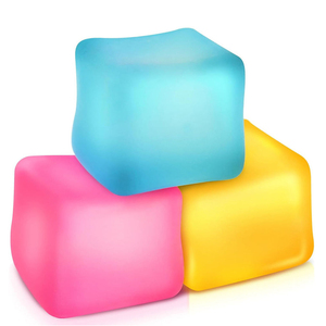 Cube sensoriel unisexe de 5,5 cm, jouet en plastique TPR souple, jouet anti-stress à presser, cube assorti pour enfants de 5 à 7 ans, jouet pas cher pour garçons et filles - Product Image 4
