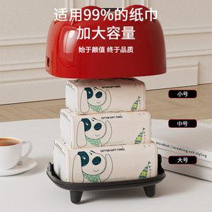 Cartoon Desktop Tissue Box Plastic Multi-Purpose For Home Living Room Bedroom - Product Image 3