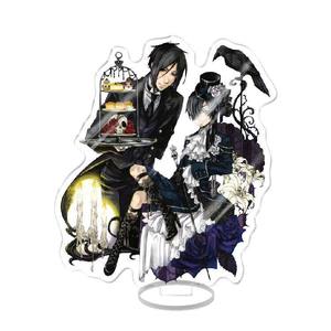 Supporto per accessori anime - Black Butler, Sebastian e Ciel, decorazione da scrivania, ornamento creativo in acrilico per <span class=keywords><strong>il</strong></span> campus - Product Image 3
