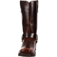Bottes pour homme de style nouveau, durables, en cuir PU marron, bottes de cow-boy western, bottes Martin pour les occasions spéciales