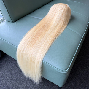 Cabello Vietnamita Liso de 30 Pulgadas, 180% de Densidad, Cabello Virgen de Primera Calidad # Pelucas con cierre HD 613 6*6 al por mayor, cabello humano real, peluca larga y lisa - Product Image 5