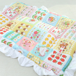 Alfombra de Encaje para Mascotas, Estilo Campestre, Alfombra Floral para Jaula de Gatos, Colchoneta para Cachorros - Product Image 1