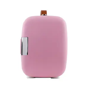 Portable Skin Care Fridge 4 L/6 Can Cooler Small Refrigerator For Home Office And Car