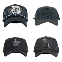 Nueva Gorra de Béisbol G5 de 5 Paneles Curvos, Estilo Deportivo Urbano de Lujo, con Pedrería, Bordado 3D y Chip Integrado, Entrega Rápida