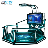 Écran interactif commercial de 65 pouces parc à thème VR en direct machine Vr support de jeu d'arcade plate-forme de marche Vr