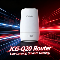 Routeur WiFi 6 Mesh d'occasion JCG Q20 AX1800 avec 3 ports internes à gain élevé, passerelle sans fil double bande 5G, connecteur RJ45 ISP