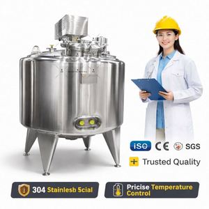 Food Grade Stainless Steel Automatic Pasteurization Tank High Milk Pasteurizer Customized Capacity Food Pasteurization Equipment - Product Image 1