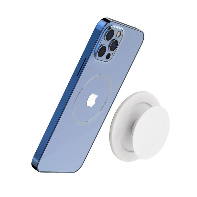 Hot Sale Customizable Logo Foldable Sublimation Magnetic Phone Holder Grip Stock Adjustable Magnetic Phone Ring Grip Tok Stand