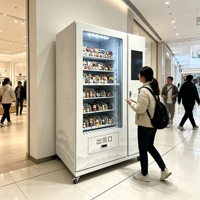 Kiosco Expendedor Comercial Fácil de Usar con Carga sin Herramientas y Mantenimiento Sencillo para Operadores