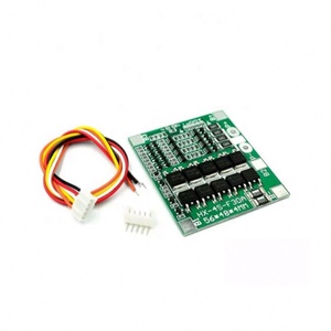 4S 30A 14.8V Li-Ion Lithium 18650 แบตเตอรี่ BMS แพ็คบอร์ดป้องกัน PCB สมดุล 45x56 มม.บอร์ดอิเล็กทรอนิกส์ - Product Image 1