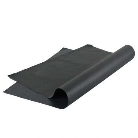 Auf Lager schwarz 500 Stück 17 gsm Seidenpapier umweltfreundlich Holzpulpe Baumwolle Reis Seidenpapier wasser resistentes Geschenk blumenverpackungspapier