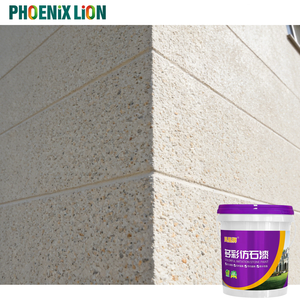 MLIDA Pittura Effetto Pietra Naturale Impermeabile Resistente alle Intemperie Rivestimento Esterno Effetto Granito per Edifici - Product Image 3