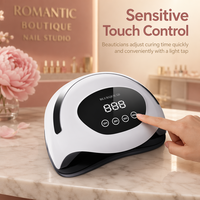 Secador de Uñas Personalizado ODM de 180W con 60 Cuentas UVLED, Fuente de Luz Dual, 4 Tiempos, Base Desmontable de Gran Espacio para Vendedores de Comercio Electrónico