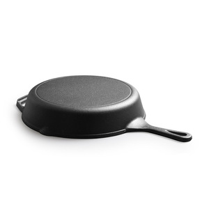 <b>Cast</b> Iron Frying <b>Pan</b> Round Thick Bottomed Durable For Induction Cookers Fry <b>Pans</b> - Product Image 3