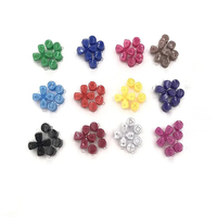 Boutons de remplacement Crystal ABXY pour manette PS5, kit de boutons D-pad pour poignée PS5, bouton croix en gelée