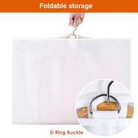 Sac de costume de danse imperméable, housse transparente pour vêtements avec poches pour récital