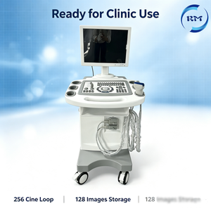 Carrito de Ultrasonido Modo B al Mejor <span class=keywords><strong>Precio</strong></span>, Carrito con Monitor de 15 Pulgadas, Multifrecuencia, Mediciones OB/GYN para Diagnóstico en Hospitales y Clínicas - Product Image 1