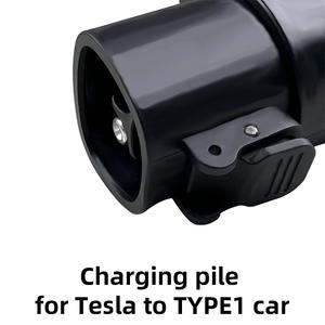 Tesla a Type1 Nueva condición Tesla a SAE Adaptador SAE J1772 Entrada y tipo J1772 Salida para conectores EV 32A Enchufe clasificado Type1 - Product Image 5