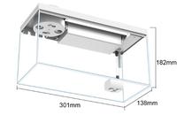 Venta caliente VSON 5L pecera inteligente funciona con aplicación móvil controlada alimentación remota WP8689 sistema de filtro de iluminación RGB inteligente acuario