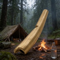 Sifflet en laiton ultra-sonore pour l'entraînement et le divertissement des oiseaux en extérieur, avec appel de caille, pour le camping et jouet pour enfants