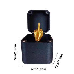 Out Box Pop-up Middle Finger Gift Box Creative <b>Desk</b> Home Decor Gifts Novelty Christmas Funny Prank Plastic Gift - Product Image 4