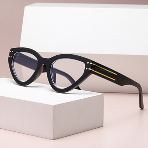 Gafas de sol D28 Cat Eye para mujer, montura negra, lentes de PC, protección Uv400, gafas de sol modernas de moda, clase 2 - Product Image 2