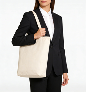 Heavy Duty Strong Large Natural Canvas Tote <b>Bags</b> with Zipper Closure for <b>Crafts</b> Shopping Canvas <b>Bag</b> Cotton <b>Bag</b> - Product Image 1