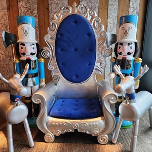 2025 su misura Best-seller 10Ft fibra di vetro noce di legno scultura/statua per le vacanze di natale Hotel/<span class=keywords><strong>negozio</strong></span>/decorazione per la casa - Product Image 6