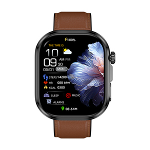 Montre connectée GE52, écran tactile 1,88'', ECG, moniteur de fréquence cardiaque 24/7, modes sportifs multiples, appels, assistant vocal IA, montre connectée unisexe - Product Image 3