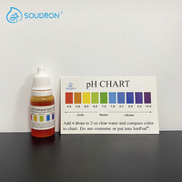Réactif liquide alcalin pour test de pH, gouttes de test de pH pour l'analyse de la qualité de l'eau potable, outil portable de test d'eau, prend en charge OEM ODM
