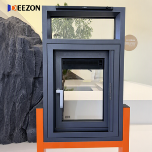 DEEZON Aluminum Casement Window Ventilation Slot Design NFRC Energy Saving Soundproof Double Glazed Exterior Window - Product Image 1