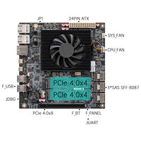 Nouvelle carte mère NAS 14 baies 2x10G LANs Intel Ultra 9 285H 7 255H 32G LPDDR5 Max 12*SATA 2*NVMe 2*USB4 Mini PC de jeu Carte mère