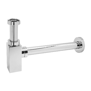 Siphon carré en chrome Ted 1/4 pour applications de plomberie - Product Image 1