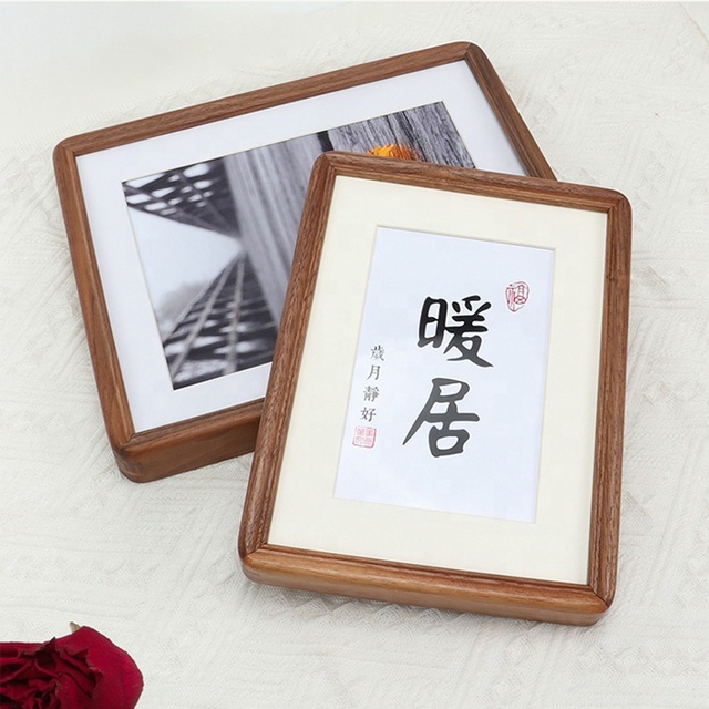 Nordic Wooden DIY Acrylic Transparent Creative Photo Frame Wooden Frame