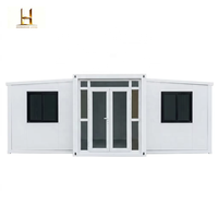Casa Contenedor Plegable Prefabricada Personalizada de 20 y 40 Pies, Expandible, con Diseño Moderno para Uso en Edificios de Oficinas y Villas