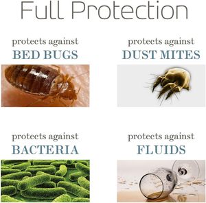 Protector <span class=keywords><strong>de</strong></span> colchón impermeable Toalla <span class=keywords><strong>de</strong></span> rizo <span class=keywords><strong>de</strong></span> algodón cubierta <span class=keywords><strong>de</strong></span> cama ajustada personalizada - Product Image 4