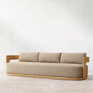 Muebles de Exterior Modernos, Juego de Sofás de Madera para Jardín, Resistentes al Agua, con Brasero, Sofás de Teca para Patio de Hotel, Juego de Sofás de Lujo para Jardín - Product Image 3