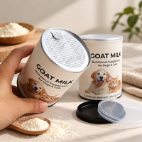 Emballage en poudre alimentaire de 500 g, tube en carton personnalisé, boîte en tube de papier pour poudre de protéines nutritionnelles