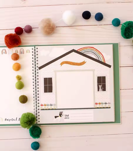 Petit arc-en-ciel bébé livre <span class=keywords><strong>de</strong></span> mémoire première <span class=keywords><strong>année</strong></span> Journal Album pour enregistrer des souvenirs spéciaux <span class=keywords><strong>de</strong></span> bébé souvenir d'étape pour bébé - Product Image 2