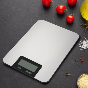 Smart Digital Food Scale Metal Kitchen Weight Measuring Tool <b>Electronic</b> Gadgets <b>Accessories</b> Household <b>Auto</b> Off Battery Powered - Product Image 1